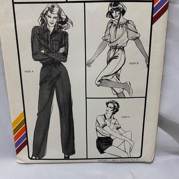 1982 Stretch and Sew Sport Pants And Shorts Design Patterns by Ann Person - Picture 4 of 9